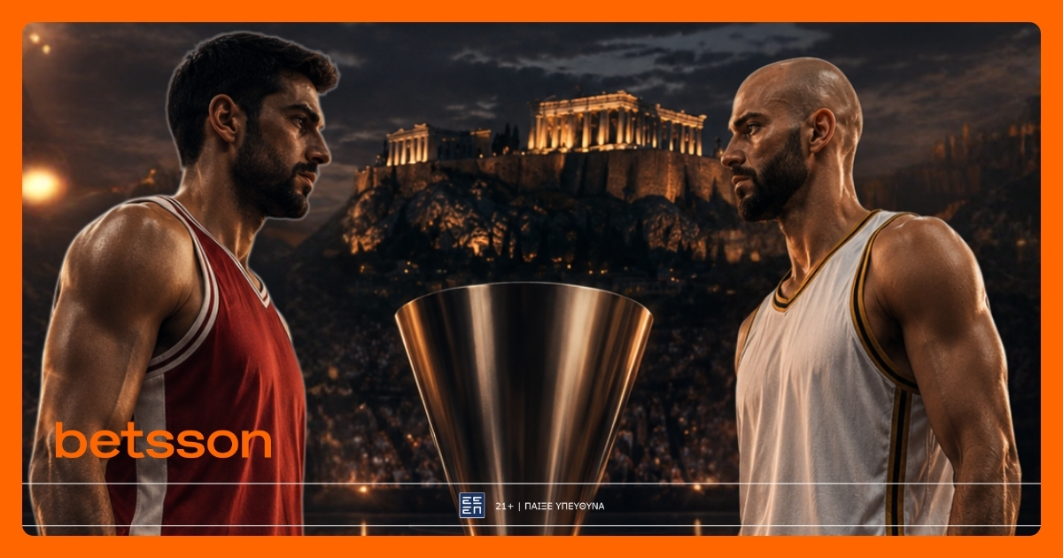 Τελικός Euroleague Ολυμπιακός – Ρεάλ Μαδρίτης με Bet Builder και Ενισχυμένες Αποδόσεις στην Betsson (24/5)